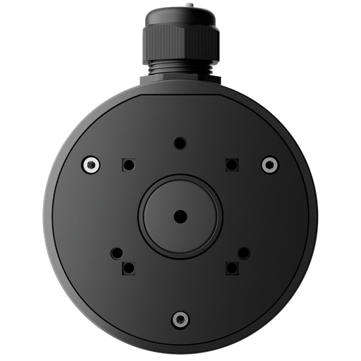 Boite de connexions - Pour les caméras Bullet, Dôme et Turret de Ajax - Convient pour une utilisation en extérieur - Installation dans un plafond ou un mur - Y compris le presse-étoupe - Couleur noir